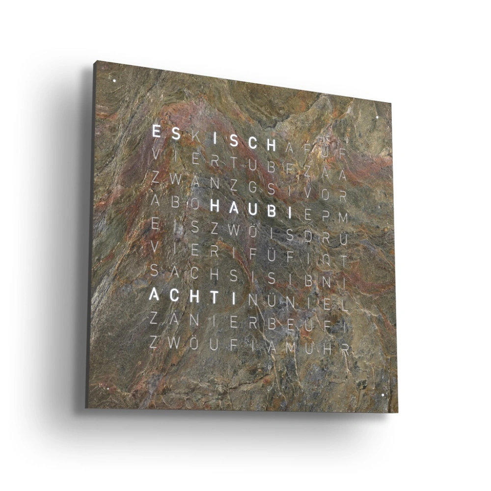 QLOCKTWO EARTH 90 - Creator's Edition Glintscape