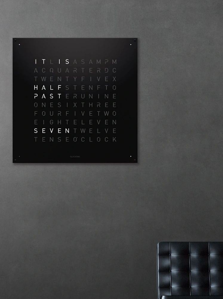 QLOCKTWO EARTH 90 - Black Pepper
