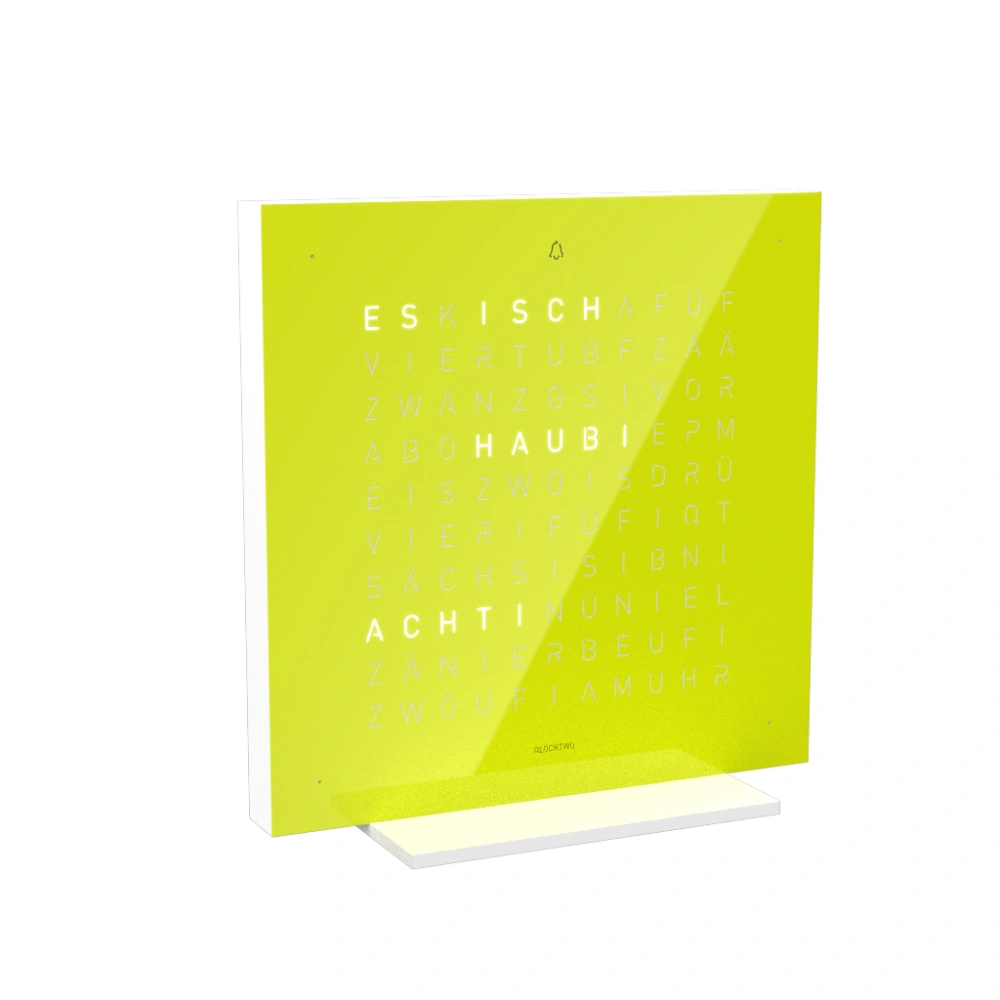 QLOCKTWO FRONTCOVER EARTH 13.5 - Lime Jucie