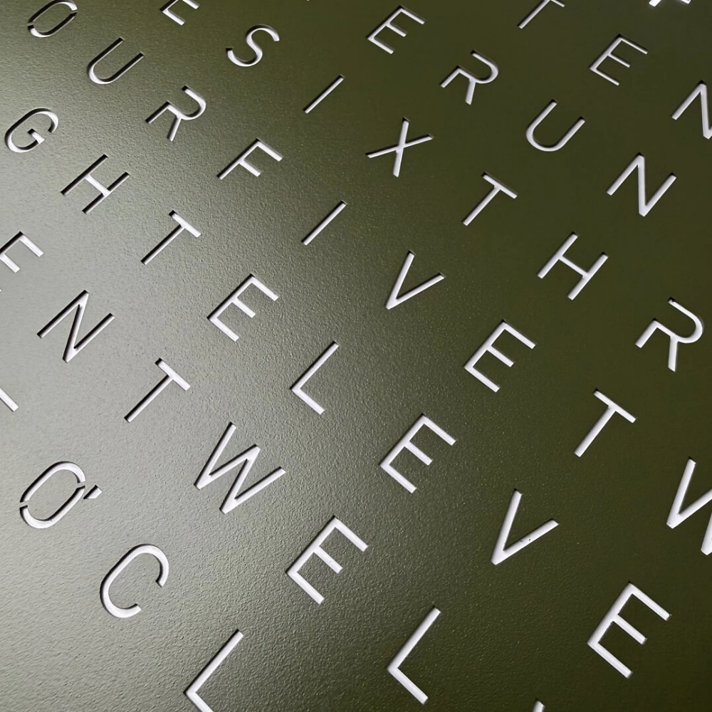 QLOCKTWO EARTH 90 - Olive