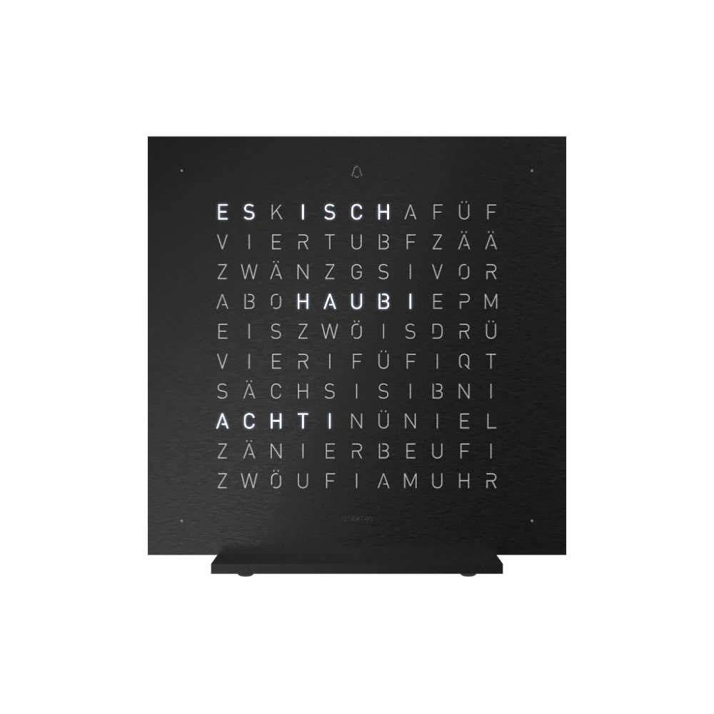 QLOCKTWO EARTH 13.5 - Deep Black