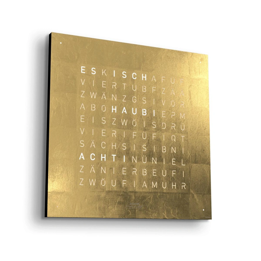 QLOCKTWO EARTH 45 - Creator's Edition Gold