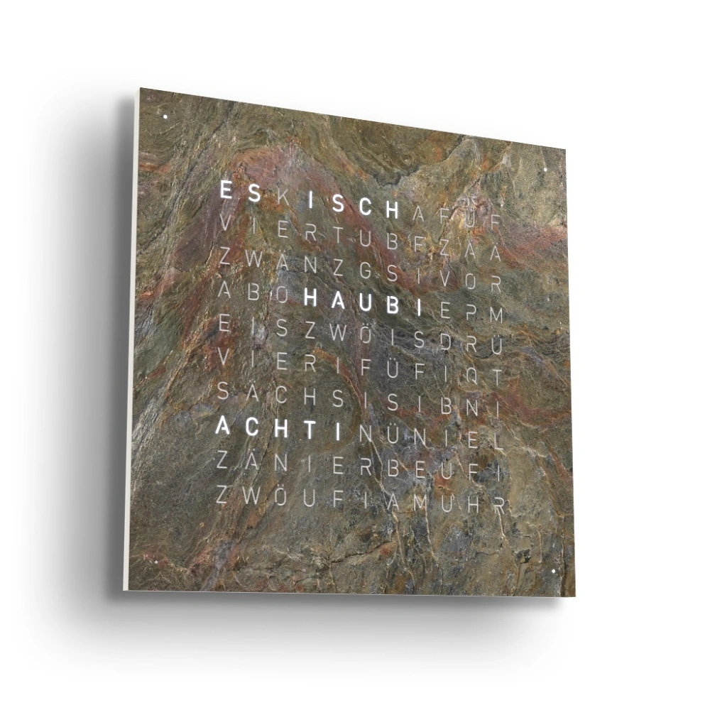 QLOCKTWO EARTH 90 - Creator's Edition Glintscape