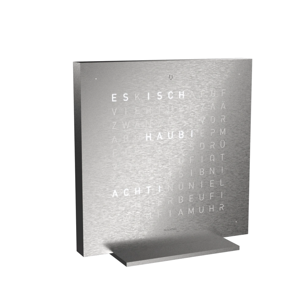 QLOCKTWO FRONTCOVER EARTH 13.5 - Full Metal