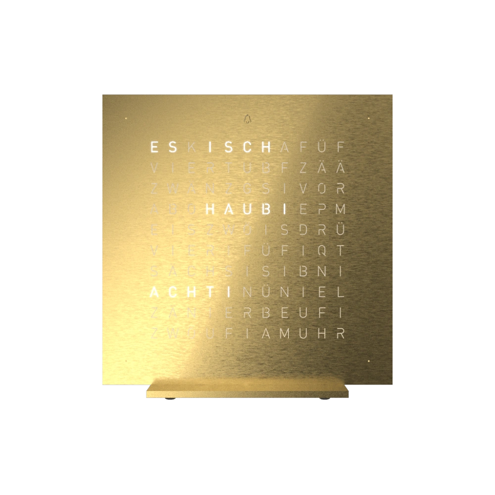 QLOCKTWO EARTH 13.5 - Creator's Edition Golden Legend