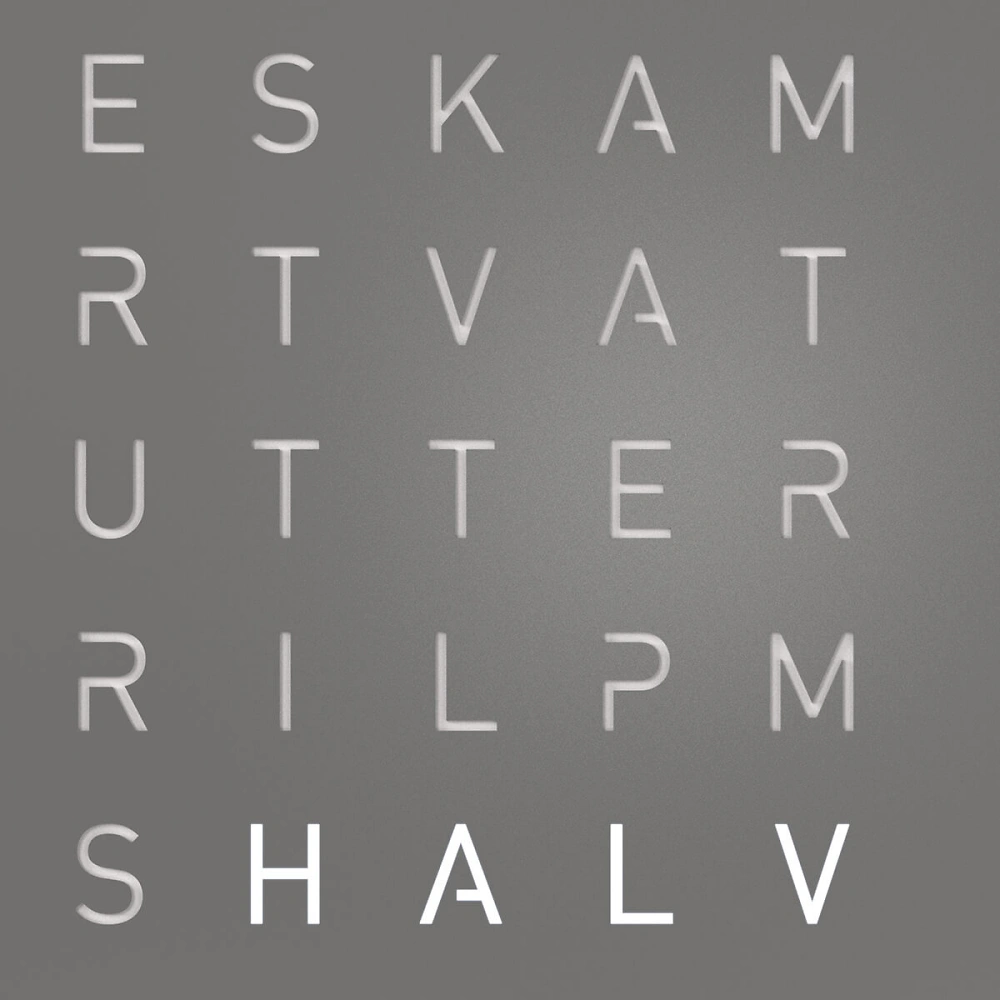 QLOCKTWO EARTH 90 - Grey Pepper