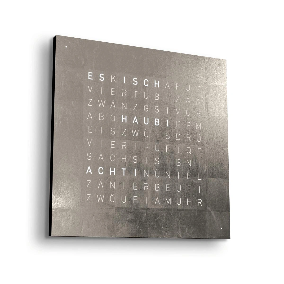 QLOCKTWO EARTH 90 - Creator's Edition Platinum