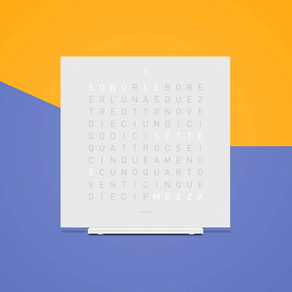 QLOCKTWO FRONTCOVER EARTH 13.5 - Vanilla Sugar