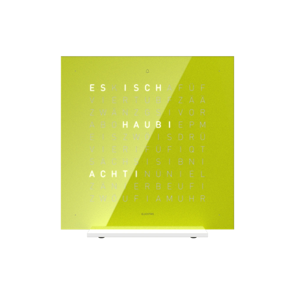 QLOCKTWO FRONTCOVER EARTH 13.5 - Lime Jucie