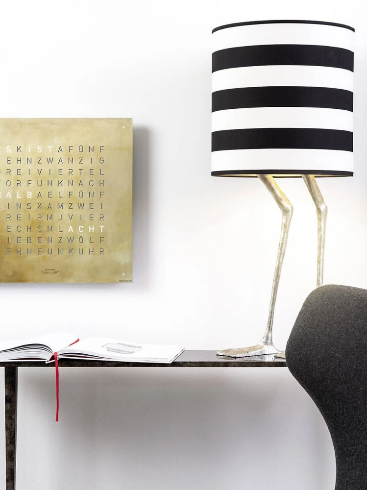 QLOCKTWO EARTH 45 - Creator's Edition Silver & Gold