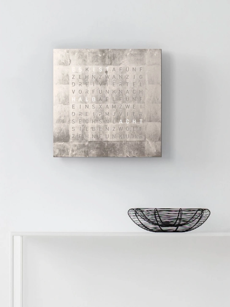 QLOCKTWO EARTH 90 - Creator's Edition Platinum