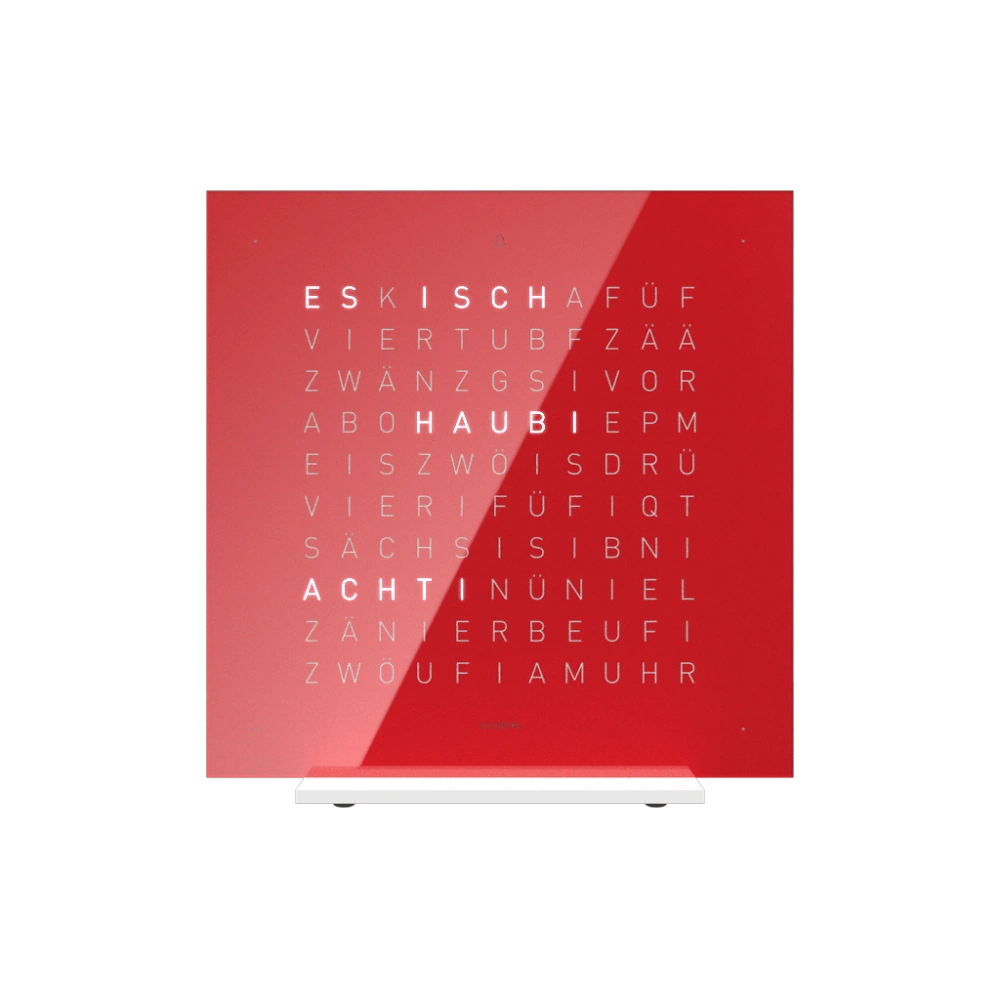 QLOCKTWO FRONTCOVER EARTH 13.5 - Cherry Cake